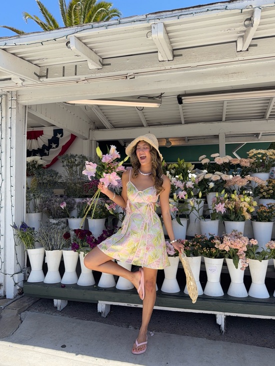 Lulus Dresses & Skirts - Lulu's Pastel Multi Floral Mini Dress